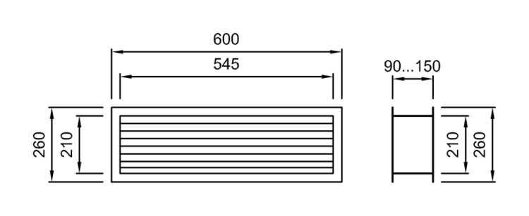 MOBAIR 4100 heat transfer fan dimensions